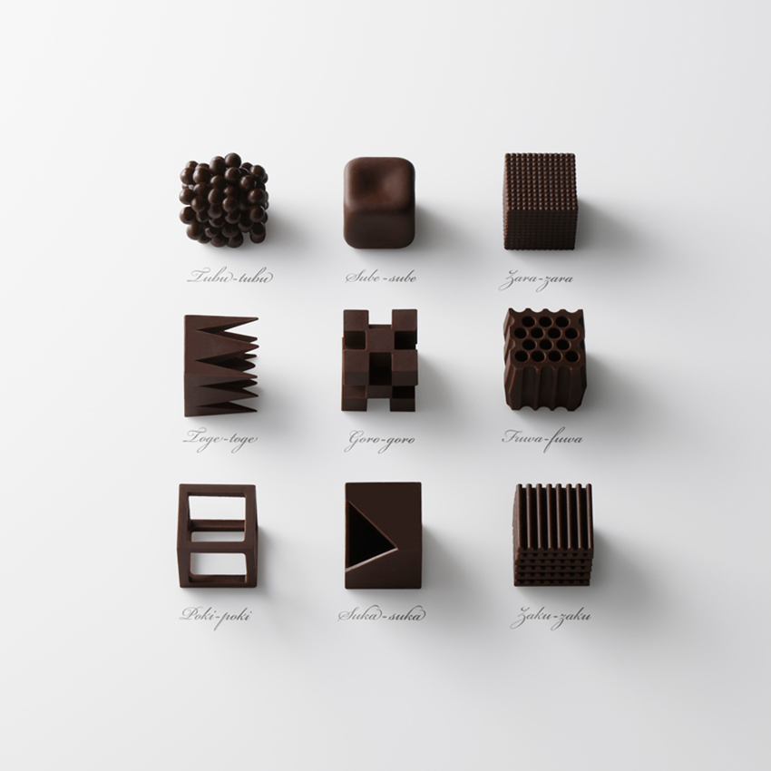 Chocolatexture par Nendo